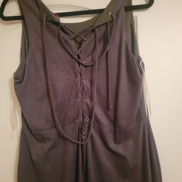 Chic Sleeveless Purple Midi Dress - Picture 2 of 2